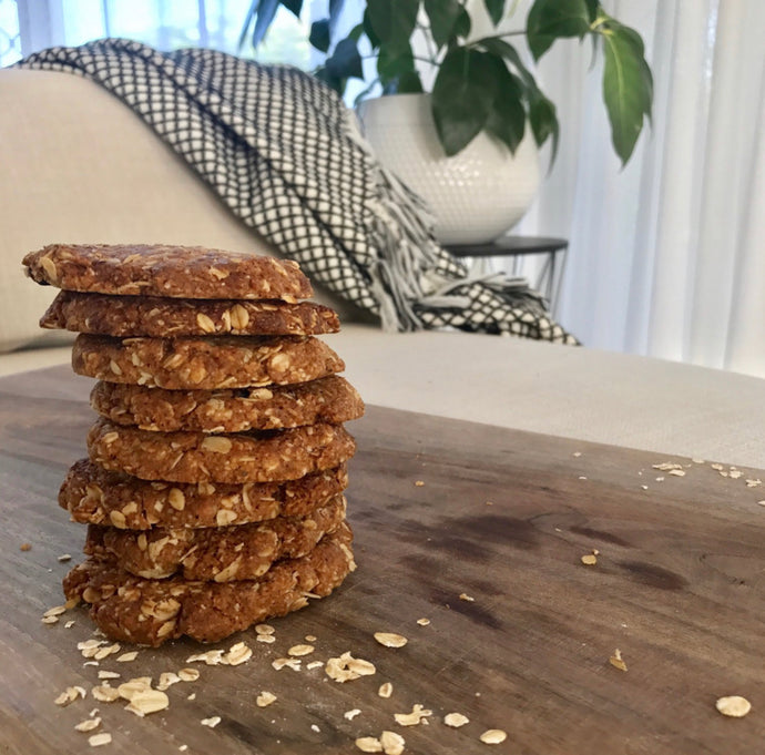 Healthy Anzac Biscuits