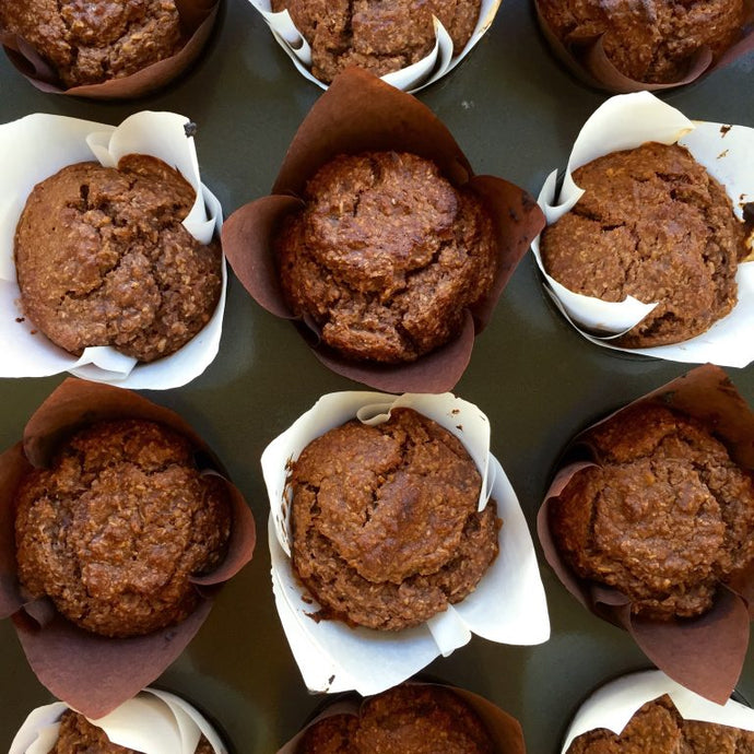 Chocolate and hazelnut muffins