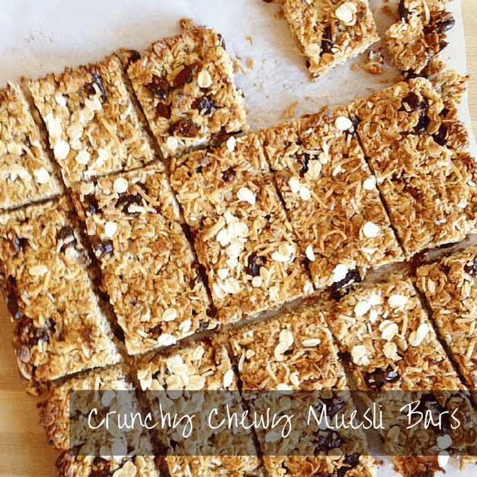 Crunchy Chewy Muesli Bars