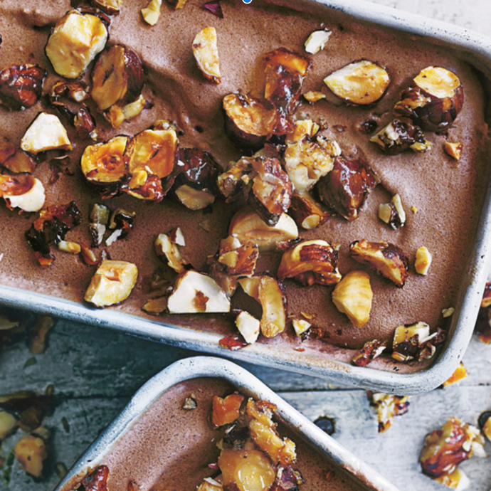 Donna Hay interview and her delicious raw cacao ice-cream with hazelnut praline