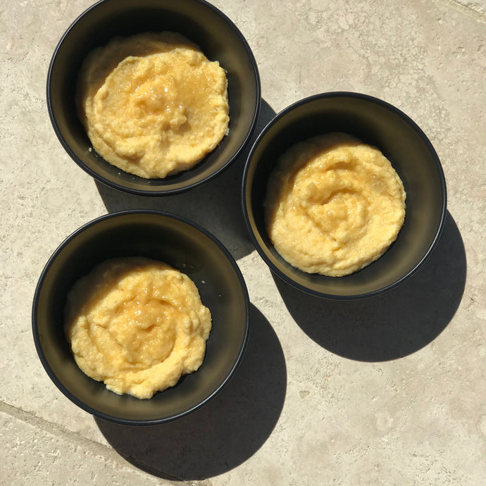 Golden Polenta Coconut Porridge