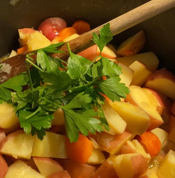 Simple Potato and Carrot Soup