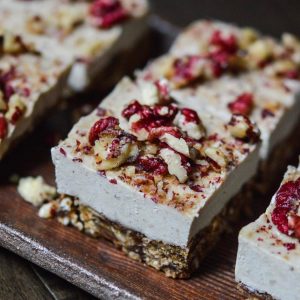 Chia Cheesecake by Vegan Superstar Edgar Raw