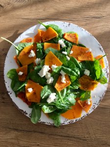 Pumpkin Goats Cheese Salad