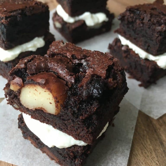 Happy Easter Enjoy My Macadamia Blueberry Brownies