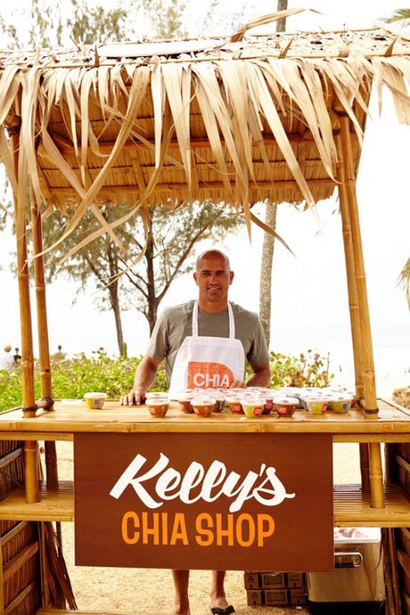 Kelly Slater talks about Fitness, Food and his Chia Shop