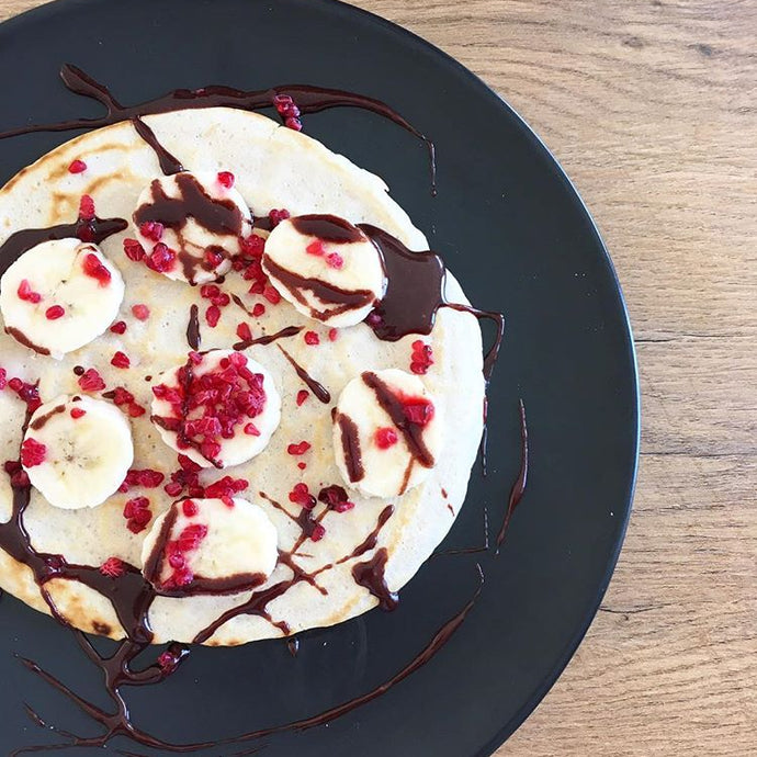 Healthy pancakes with no added sugar