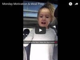 Monday Motivation and Meal Prep