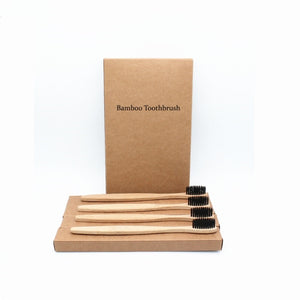 Bamboo Toothbrushes 100% Environmentally Friendly - Soft Bristle