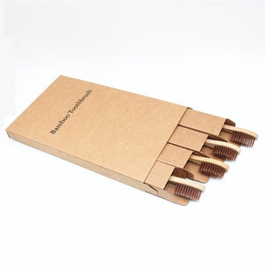 Bamboo Toothbrushes 100% Environmentally Friendly - Soft Bristle